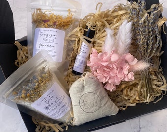 Relaxation  gift set , mother's day gift ,spa gift box  self love , natural scent.