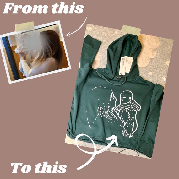 Sweat a capuche Zara personnalise Etsy France