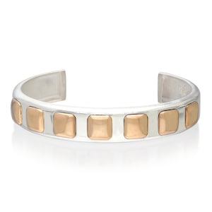 Handmade 925 Sterling Silver Cuff Bracelet: Unisex Papadopulos Design