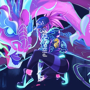 Akali 11X17 Art Print