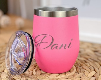 Thermo Kaffeebecher personalisiert | Edelstahlbecher mit Gravur | To Go Becher mit Namen | Geschenkidee für Männer & Frauen