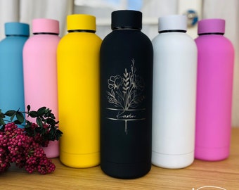 Wasserflasche | Trinkflasche | gravierte Flasche | personalisierte Trinkflasche | Sportflasche | Wasserflasche für Sport | mit Gravur