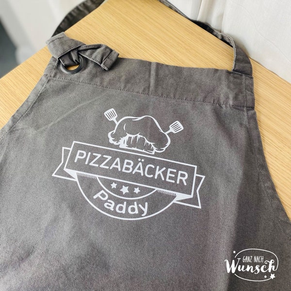 Personalized Apron Pizza Chef | Cooking apron | Birthday gift | Gift for husband, dad, grandpa, godfather | Pizza