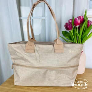 Tasche von Reisenthel mit Reißverschluss Damen  größenverstellbar | Geschenk zum Muttertag | Geburtstagsgeschenk für Oma | Mama | Patentante