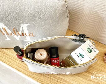 Personalisiertes Nähtäschchen – Kulturbeutel Mit Namen, Waschbeutel, Schminktasche