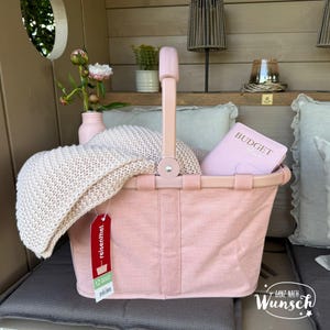 Einkaufskorb Reisenthel personalisiert mit Stick | Geschenk Oma | Mama | Geburtstagsgeschenk | Hochzeit | Muttertag | Junggesellenabschied