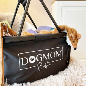 Einkaufskorb personalisiert | Geschenk | DOG | Dogmom | Hund | Welpe | Geburtstag | Geschenkidee | Weihnachten | Shopper | Hundeschule
