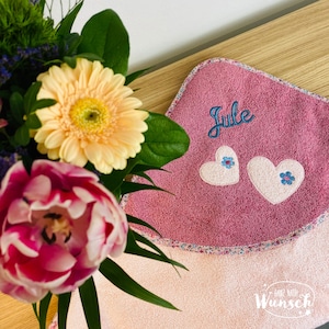 Hooded towel personalized with name | Bath towel 80 x 80 cm | Birth gift | Sterntaler Mouse Mabel | Embroidered towel | Hooded bath towel