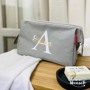 Cosmetic bag Personalized cosmetic bag Toiletry bag Makeup bag Reisenthel for travel Gift trip image 2