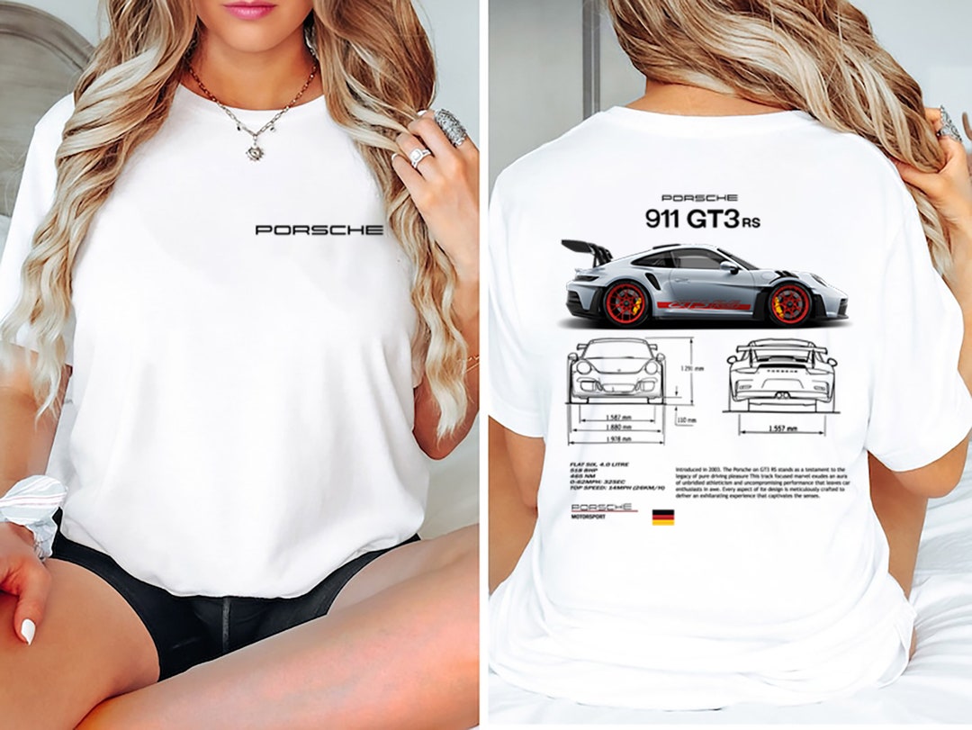 Porsche 911 GT3 RS Aesthetic Tshirt 2side Shirt - Etsy