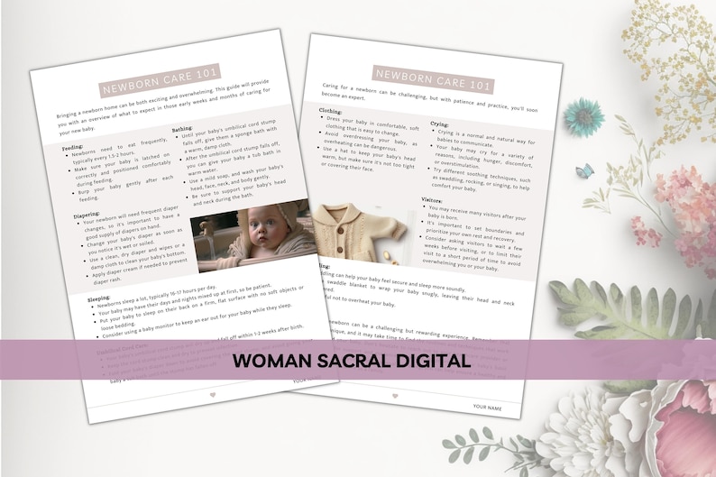 New Parent Essential Handouts Bundle: Expert Care Tips for - Etsy