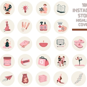 Instagram Highlights Canva Instagram Highlight Icon for - Etsy