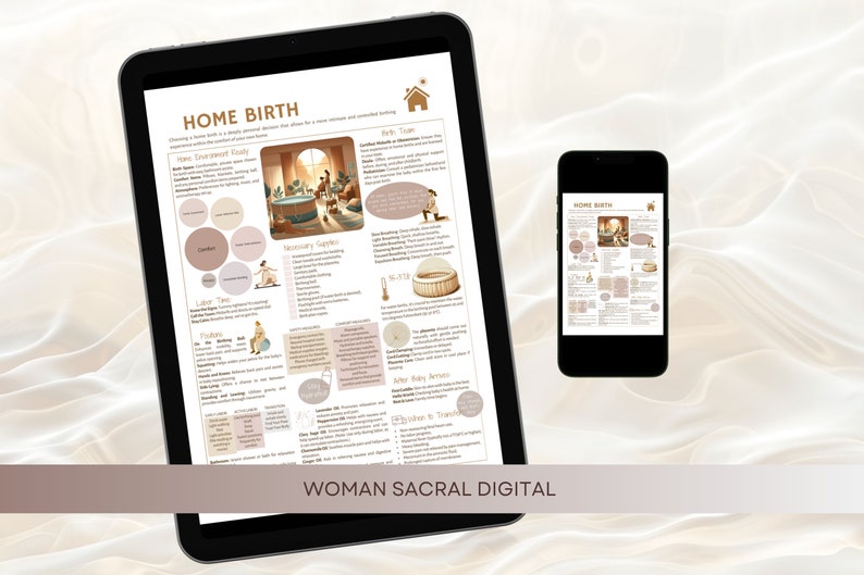 Digital Home Birth Poster: Essential Guide for Expectant Mothers, Doulas, & Birth Professionals image 10