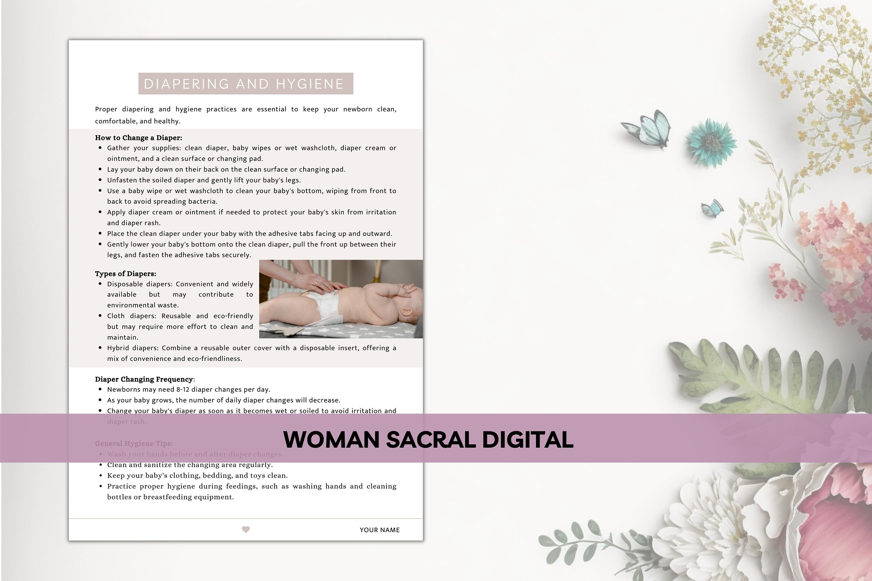 New Parent Essential Handouts Bundle: Expert Care Tips for - Etsy