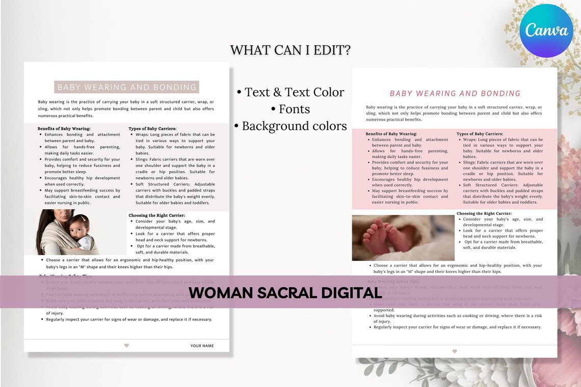 New Parent Essential Handouts Bundle: Expert Care Tips for - Etsy