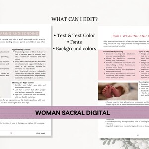 New Parent Essential Handouts Bundle: Expert Care Tips for Your Newborn