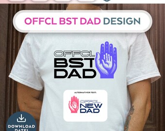 Plotterdatei Bester Papa SVG PNG Deutsche Schneidedatei Clipart für T-Shirt Vatertag zum selbst drucken Silhouette Plotter svg’s best dad