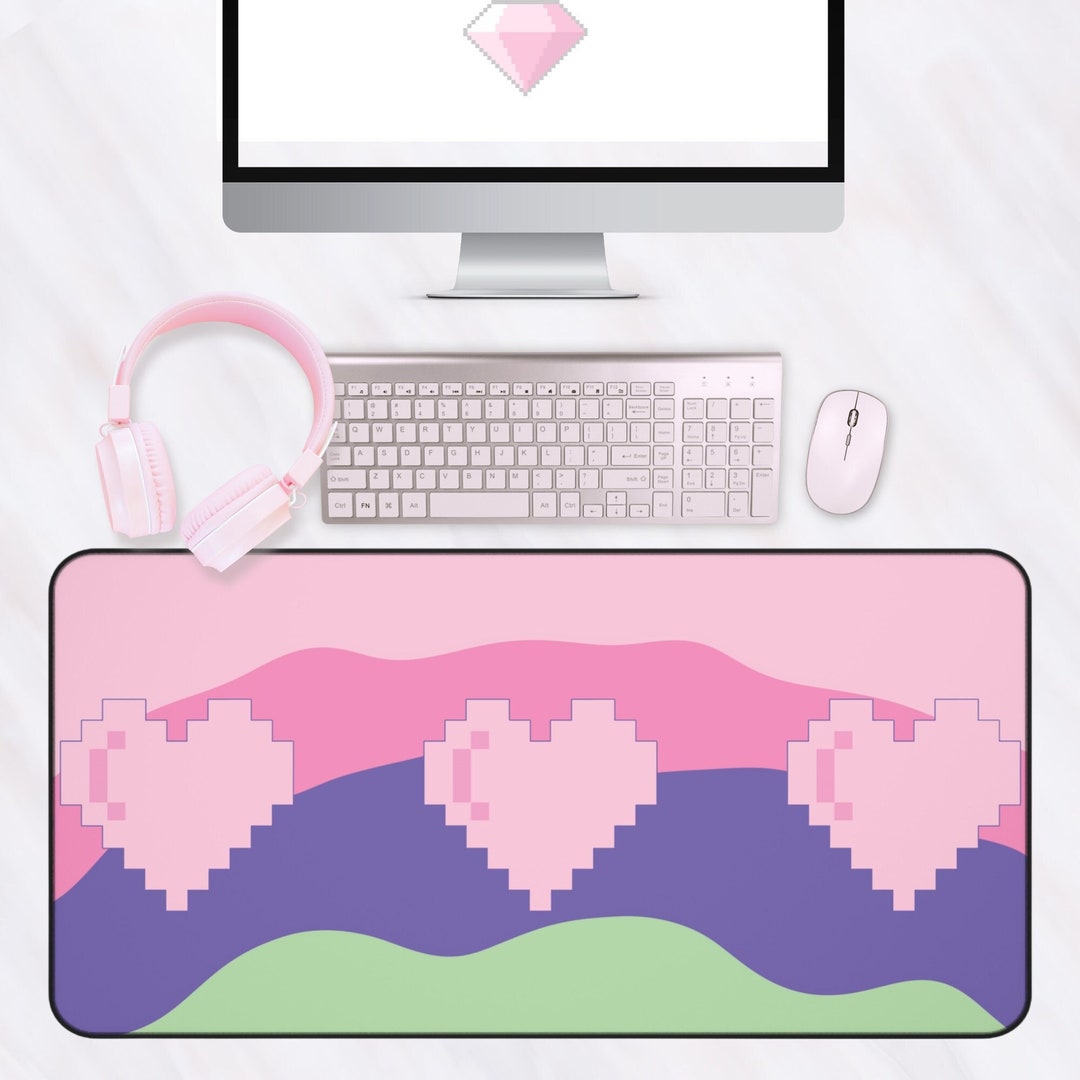 Extra Large Gamer Desk Mat, Girl Desk Mat Aesthetic, Gamer Desk