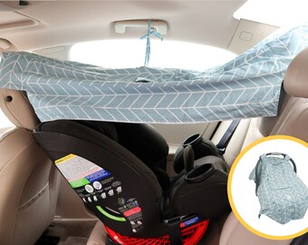 CozyShade Universal Canopy Car Seat Sun Shade Extender for Infant Car Seat and Child Car Seat for Rear Facing or Forward Facing