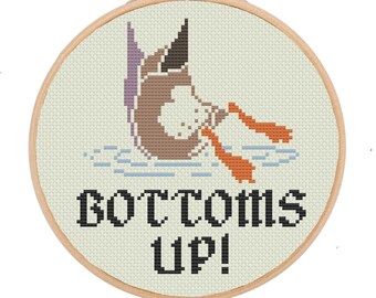 Bottoms up! Cross Stitch Pattern