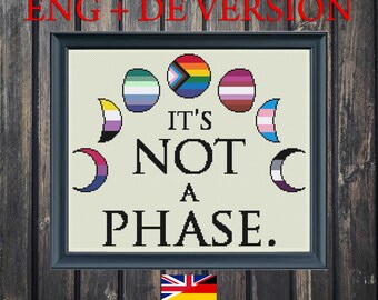 It's NOT a phase / Es ist nicht nur eine PHASE Cross Stitch Pattern