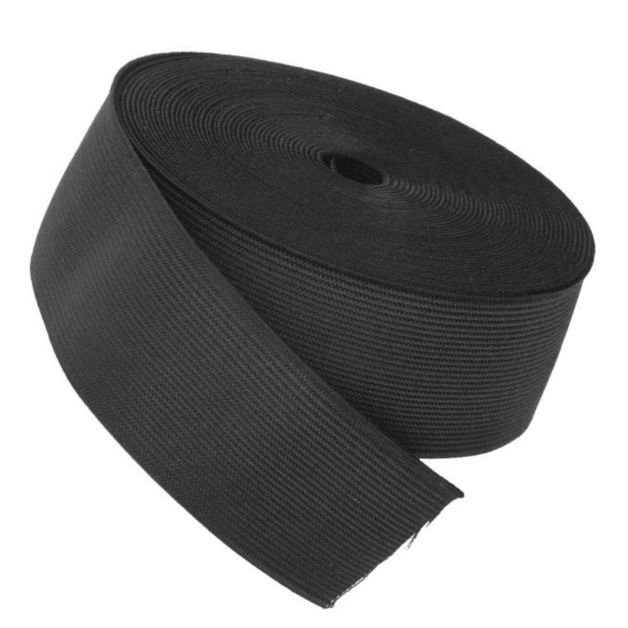 1 Inch Black Elastic 