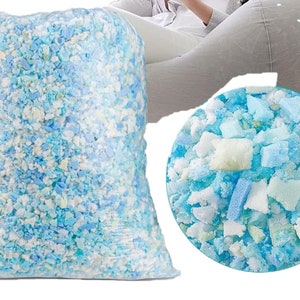 1pc Shredded Memory Foam Fill, Comfortable And Soft Bean Bag Stuffing  Without Gel, Fluffy Bean Bag Filler For Beanbag, Dog Bed, Various Pillows,  Couch Cushion, Stuffed Animal