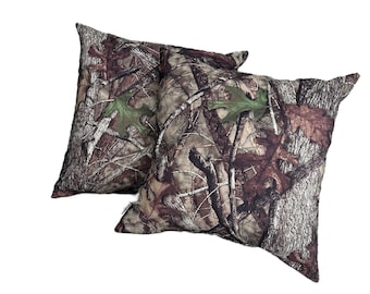 TrueTimber Camo Outdoor/Indoor Pillows–  18" x 18" (2-Pack) Southern Textiles Throw Pillow Set Made in USA!