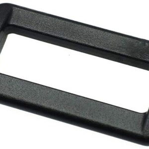 Southern Textiles 1in Heavy Duty Rectangle Plastic Loop Lock Ring Bar for Webbing Slide Loop for Bags Straps for Webbing Various Packs