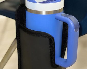 Mighty Grip Cup Holder Drink Holder for 40oz Large Tumblers and Water Bottles! Southern Textiles Made in USA!