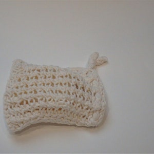 Knitted soapbag * hand knitted * unique piece * 100% cotton yarn * sustainable * washable