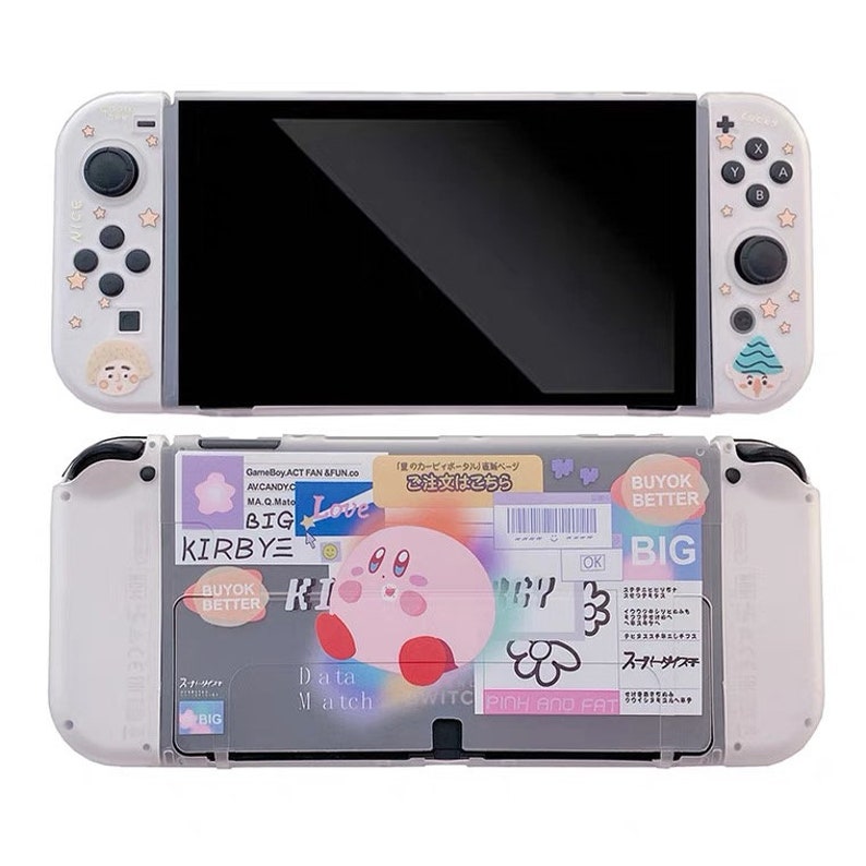 Cute Cartoon Kirby Switch Case NS OLED - Etsy