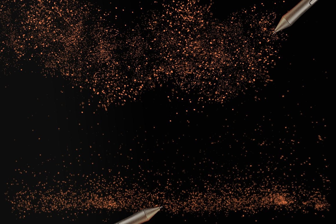 10 Sparks Brushes Fire Sparkling Brush Set