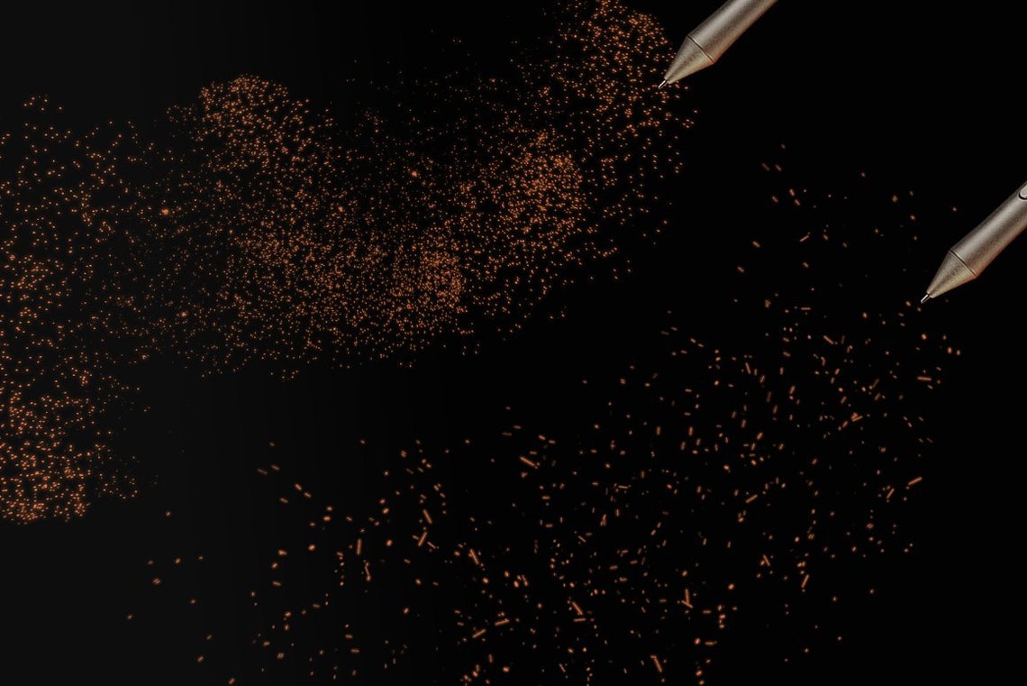 10 Sparks Brushes Fire Sparkling Brush Set