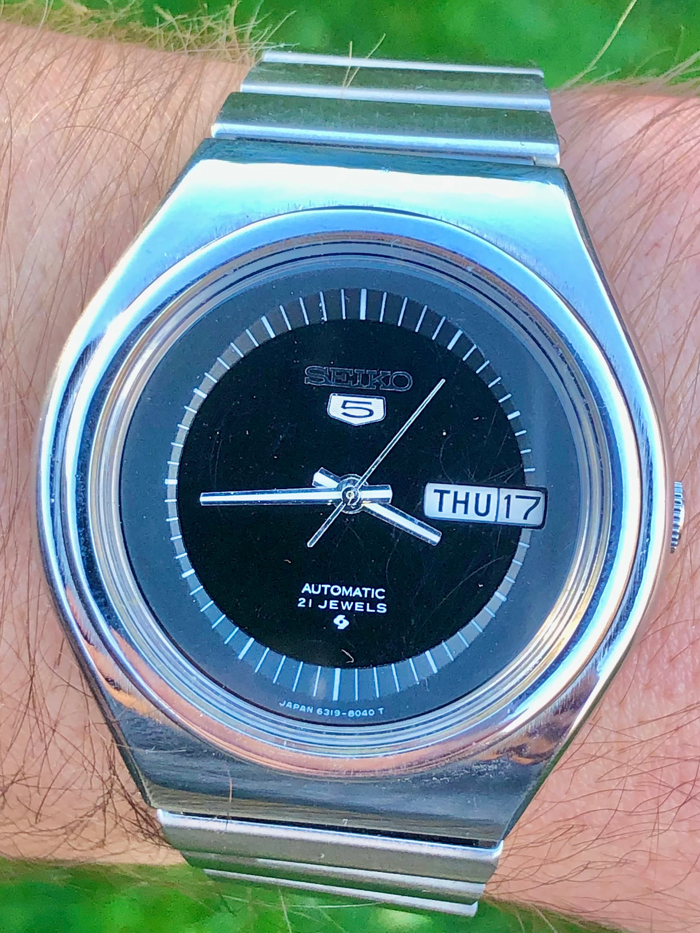 A Vintage 1970s Stainless Steel Seiko 5 UFO Automatic | Etsy