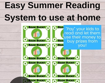 Summer Reading Program for Kids, Easy Summer Reading Incentive, Printable Reading Tracker for Reading Program