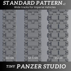 Replacement tracks for Imperial Guard conversion - Standard Pattern - STL file