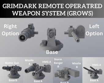 Grimdark Remote Operated Weapon System (GROWS) for Imperial Guard and Space Marine vehicles