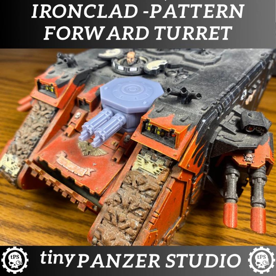 Turret Writing Pattern Ironclad Pattern Forward Turret for Heavy Space Transport Tank - Etsy