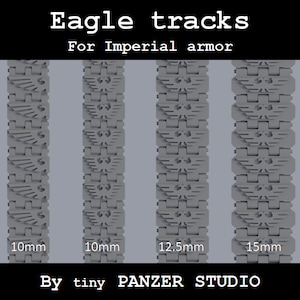Replacement tracks for Imperial Guard conversion - Eagle Pattern