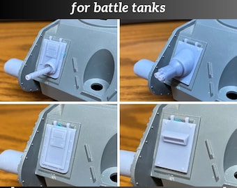 Drivers hatch for Battle Tanks (set of 3)