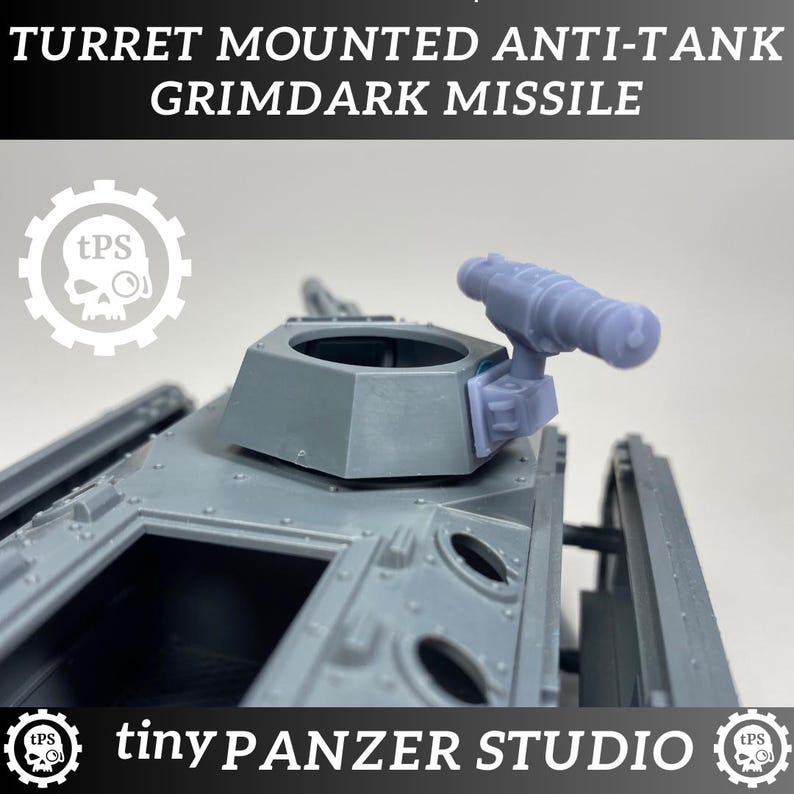 Anti-tank Grimdark Missile (ATGM) for Transport Turrets - Etsy