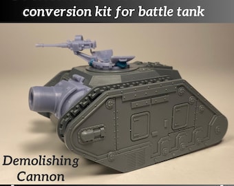 Assault Gun Conversion Kit for Grimdark Battle Tank