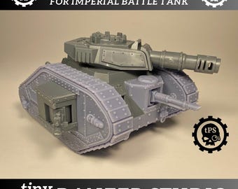Conversion sides, lower hull, & front Weapon Mount compatible Warhammer 40k Leman Russ Battle Tank