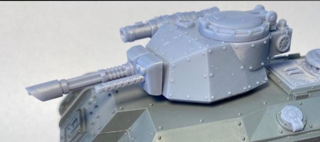 Turret Writing Pattern Medium Turret, Somua Pattern - Etsy