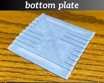 Bottom hull plate for grimdark Heavy Tank