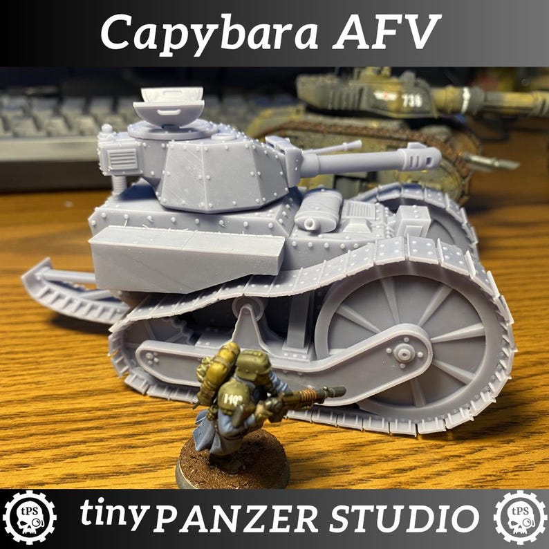 Cybara Tank Capybara AFV - Etsy