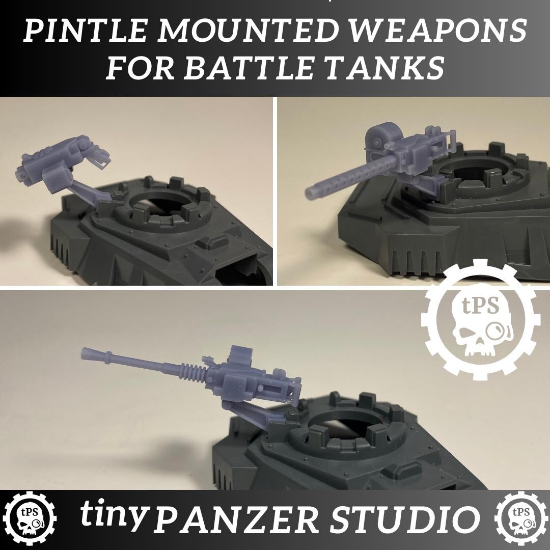 Nimer Mounts Pintle Mounted Weapons for Battle Tanks (set of 3) - Etsy