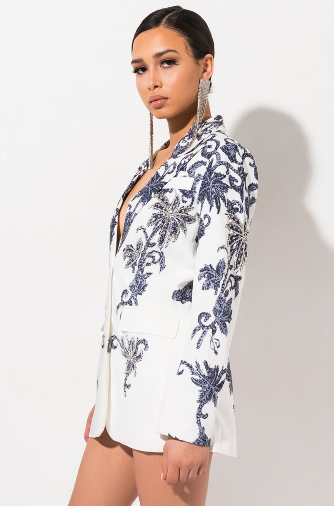 Women Custom Made White Shorts Suit Set Two Piece Premium Etsy