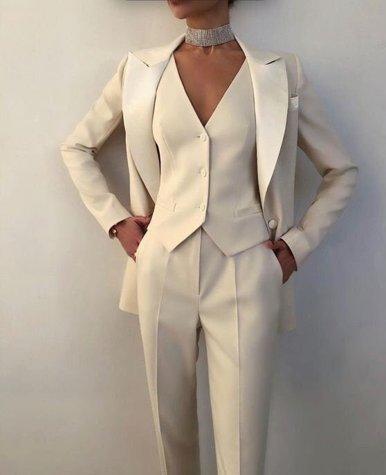 Womens Three Piece Suit Plus Size 